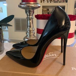 Black So Kate Patent Leather 120 Pumps by CHRISTIAN LOUBOUTIN SZ 10 / 40 🔥🔥🔥